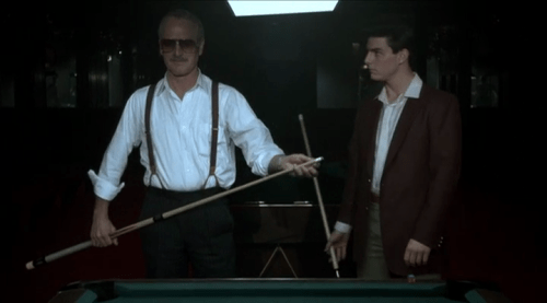 Paul Newman and Tom Cruise in The Color of Money