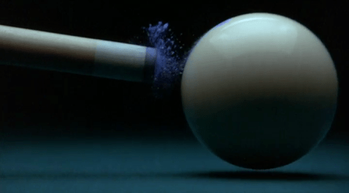 Billiard ball montage in The Color of Money