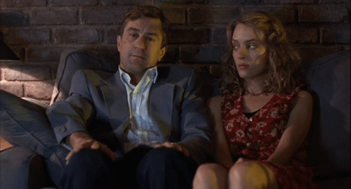 "Mad Dog" (Robert De Niro) and Glory (Uma Thurman)